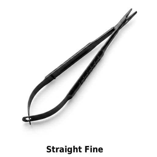 Julldent Micro Surgical Needle Holder With Straight Fine TC Tip (073A)