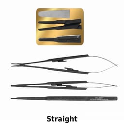 Julldent Micro Surgical Needle Holder With Straight TC Tip (073C)