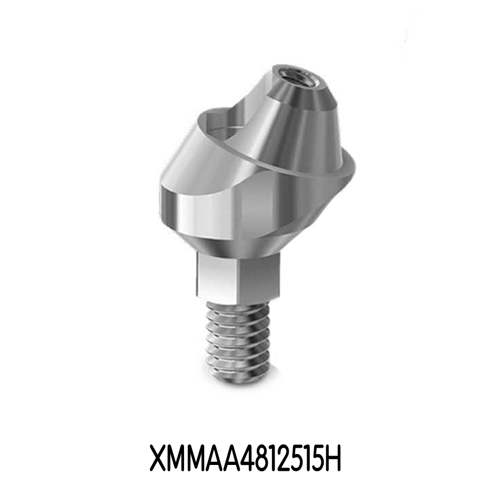 Xcem Conical Multi Angled Abutment Mini 15°- Hex 4.8mm x G/H 2.5mm (XMMAA4812515H)