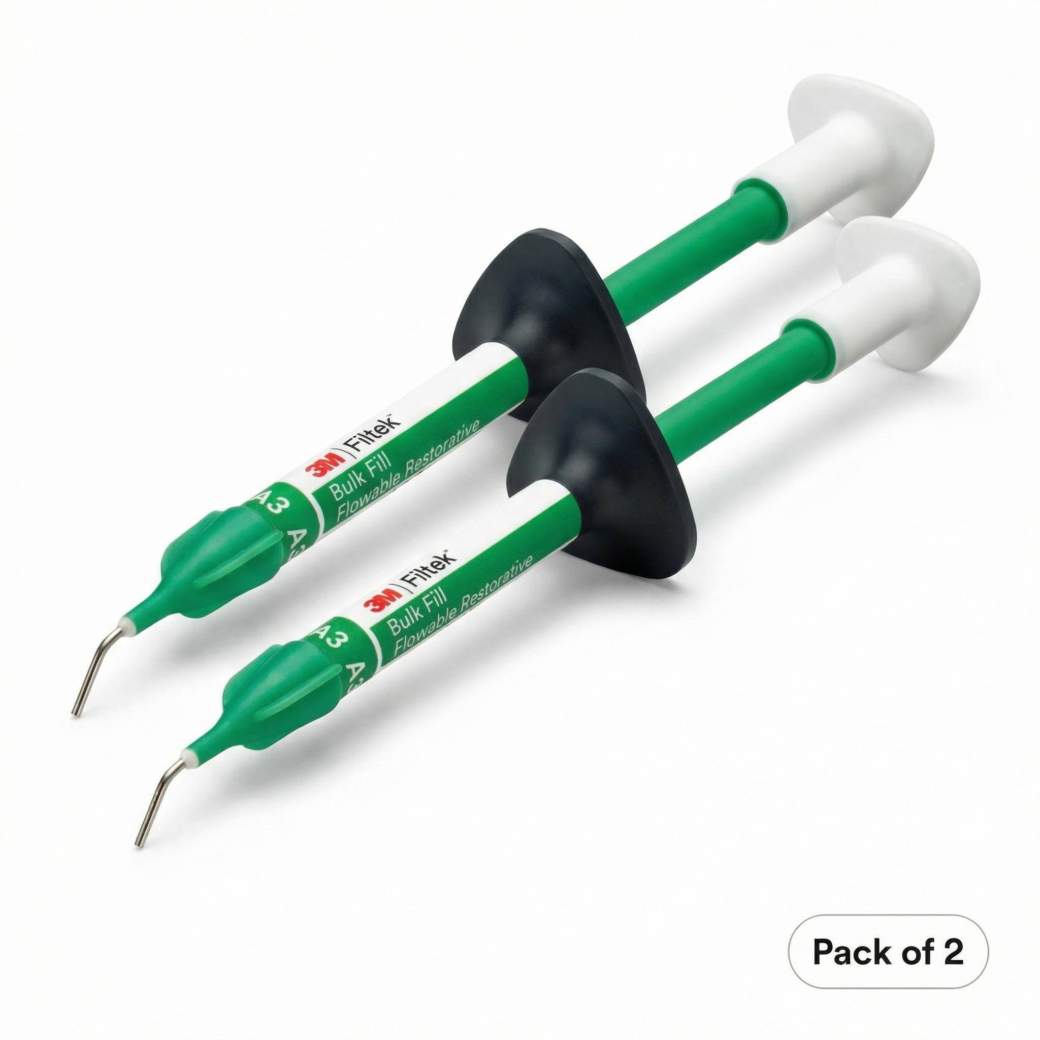 3M ESPE Filtek Bulk Fill Flowable Restorative Syringe Shade A3 (Pack of 2)