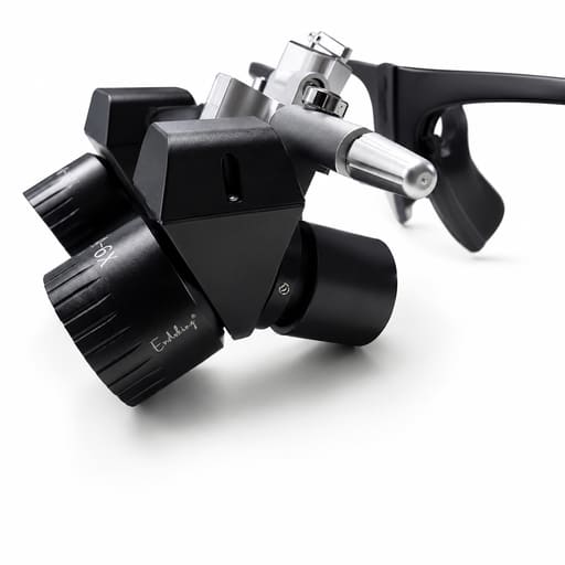EndoKing Dental Surgical Loupes 4-6X Adjustable Magnification with LED Headlight