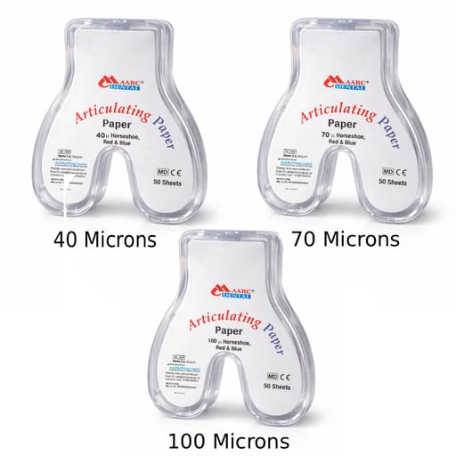 Maarc Articulating Paper Horseshoe Shaped - Blue & Red (Pack of 50 sheets)