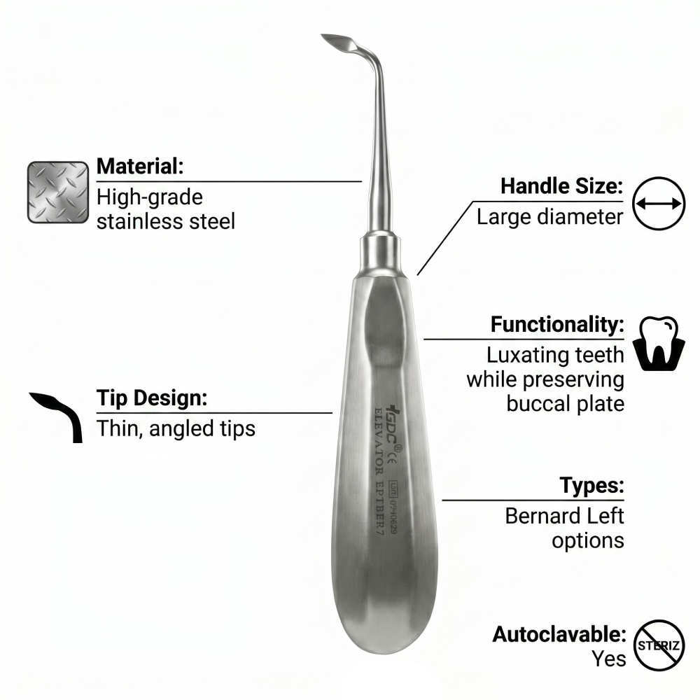 GDC Root Bernard Elevator Left Lingual # EBER7   