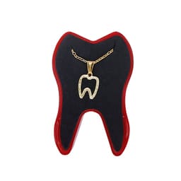 iDENTical Tooth Shape Gold Necklace (ZYR-4034)