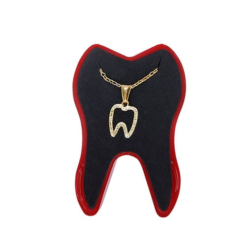 iDENTical Tooth Shape Gold Necklace (ZYR-4034)