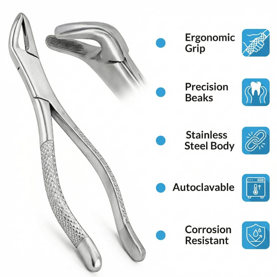GDC American Forceps Cryer Universal Lower Incisors, Canins,Premolar & Roots # 151 (F151)