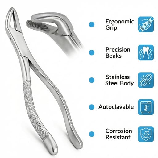 GDC American Forceps Cryer Universal Lower Incisors, Canins,Premolar & Roots # 151 (F151)