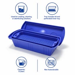 Life Steridex Disinfection Soaking Tray (Cidex Tray) - 5 Liters  - 5