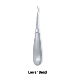 Veecare Extended Shank Spade Elevator - Lower Bend