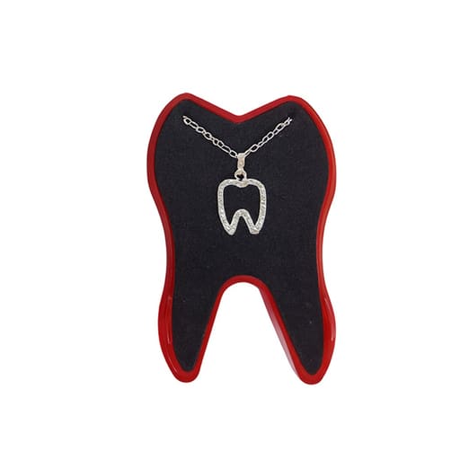 iDENTical Tooth Shape Silver Necklace (ZYR-4037)