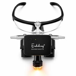 EndoKing Dental Surgical Loupes 4-6X Adjustable Magnification with LED Headlight