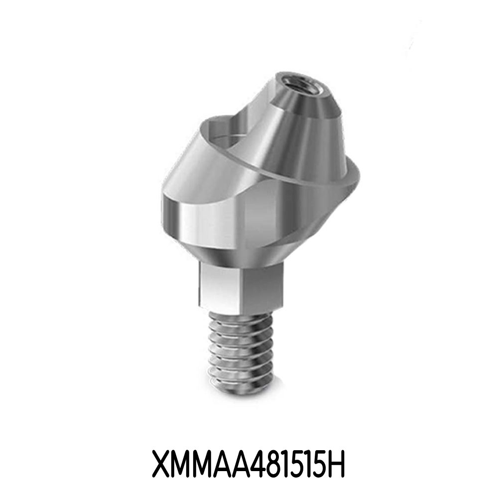 Xcem Conical Multi Angled Abutment Mini 15°- Hex 4.8mm x G/H 1.5mm (XMMAA481515H)