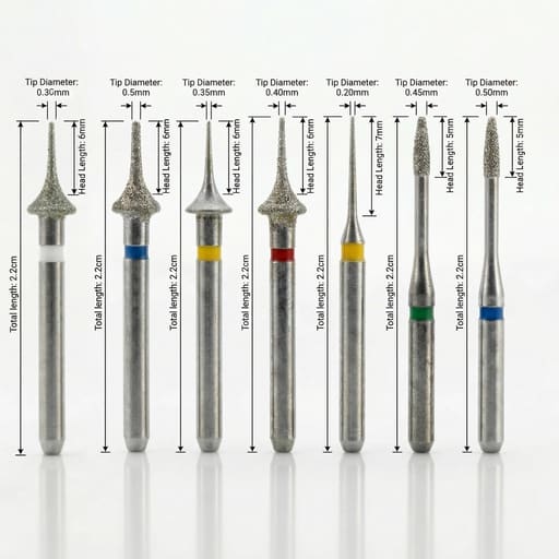 SuperEndo ProxiSure IPR Interproximal Reduction Bur Kit (Pack Of 8 Burs)
