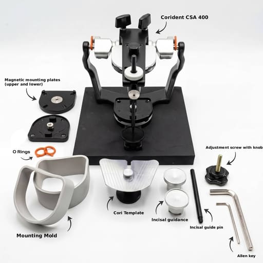 Corident CSA 400 Articulator (Semi-Adjustable Type)