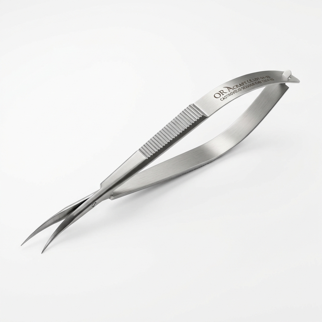 Oracraft Castroviejo Westcott Scissors - Curved (S35)