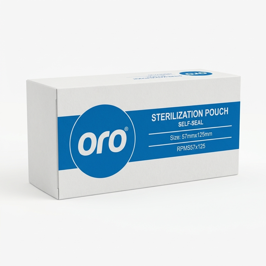 Oro Self Sealing Sterilization Pouches - 2.25" X 4" (57 x 125mm)