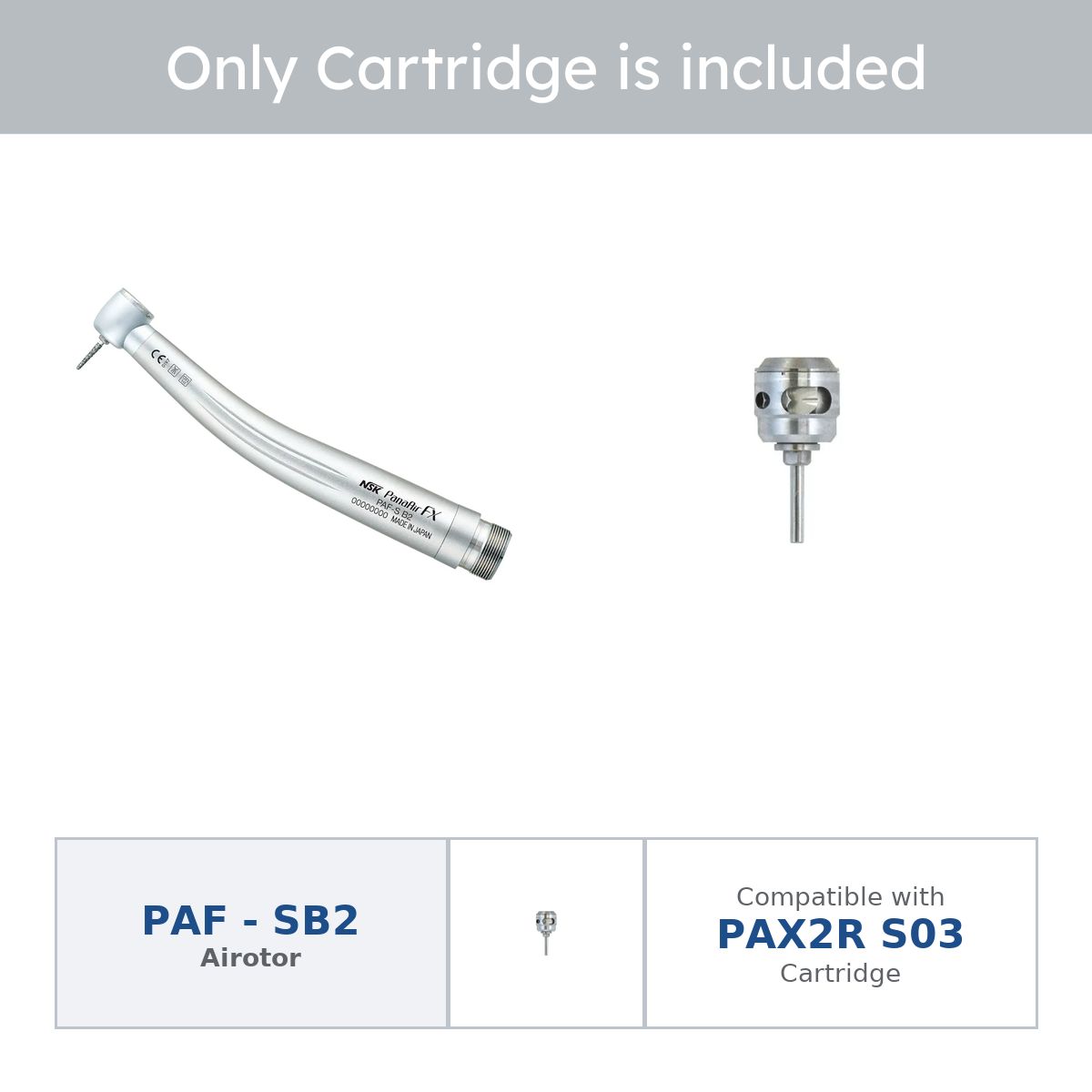 NSK Cartridge PAX2R S03 For Pana Air Standard Chuck Type Airotor FX SB2 Handpiece