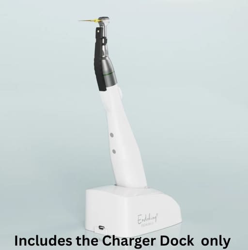 EndoKing Cordless Endomotor LED (Charger Dock) - White