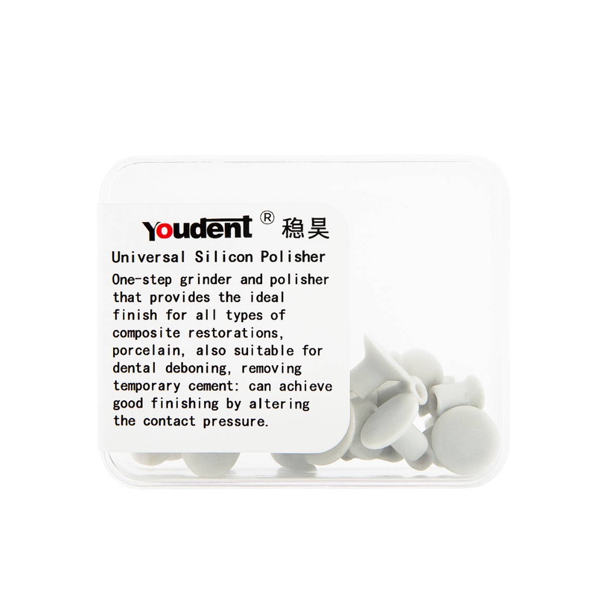 Youdent Silicone Polishers For Composite White (Pack Of 25)