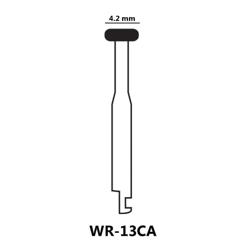 Pivo Wheel Round Contra-angle Diamond Bur CA - WR-13 (Pack Of 5)