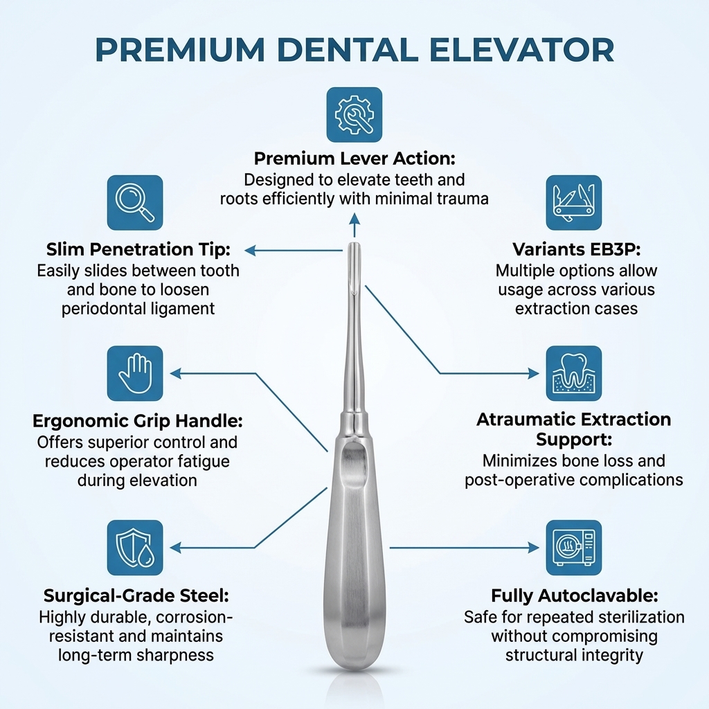 GDC Root Elevator Bein Premium EB3P