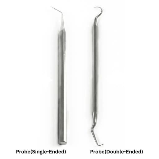GI Probe + Mouth Mirror + Tweezer