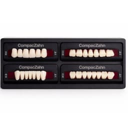 Rubydent CompacZahn Acrylic Denture natural shade Teeth A1- H2-K3-M2 (Set of 28) (2 layered)