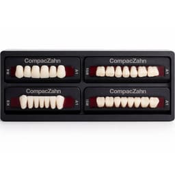 Rubydent CompacZahn Acrylic Denture natural shade Teeth A1- H4-K9-M5 (Set of 28) (2 layered)