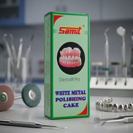 Samit White Metal Polishing Cake