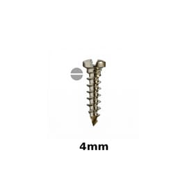 SK Surgicals SS Single Slot Screws - 2mm x 4mm (2004S) (Pack of 5 )