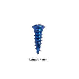 SK Surgicals Titanium Self Drilling Screws 2mm x 4mm (2004TSD) (Pack of 5 )