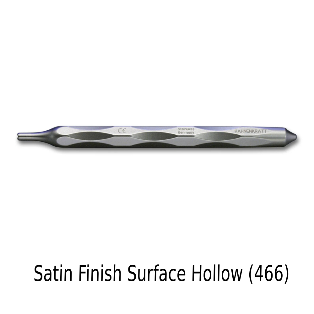 Hahnenkratt SS MM Handles 1/pk - Satin Finish Surface Hollow (466)