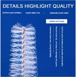 MyOra Flexura Angular Interdental Brush 0.5mm - Pack Of 12 (5 Pcs/Pack) - 8