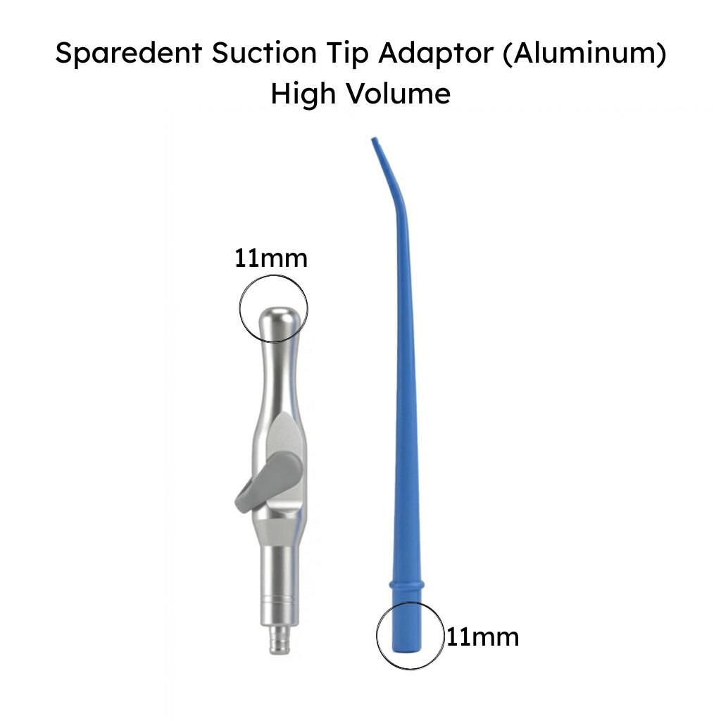 Sparedent Suction Tip Adaptor (Aluminum)