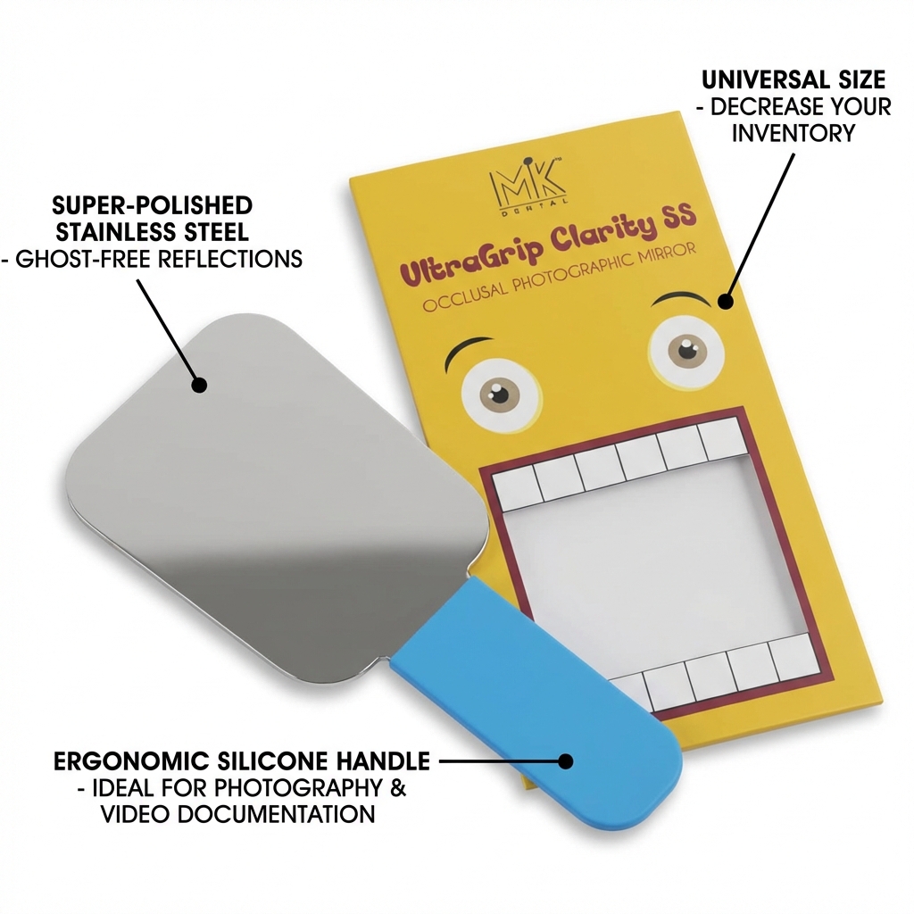 MIK Ultragrip Clarity SS Occlusal Photographic Mirror
