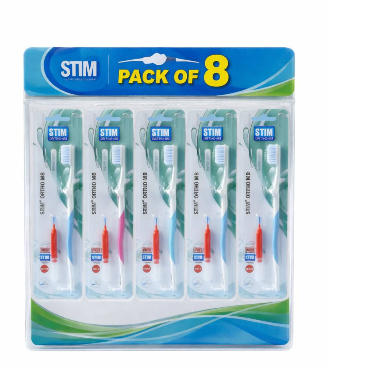 Stim Ortho Mb Brush (Pack Of 8)