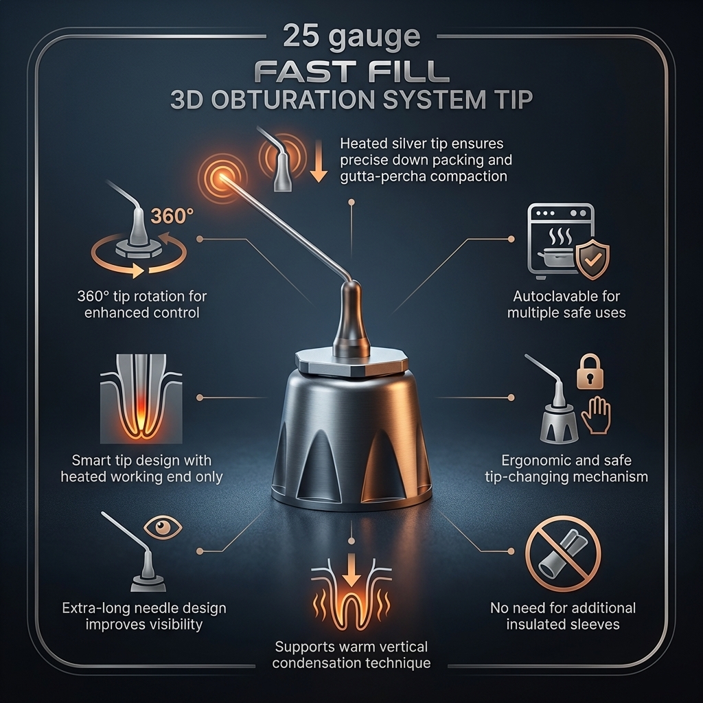 Eighteeth Medical Fast Fill Tip - 25 Gauge