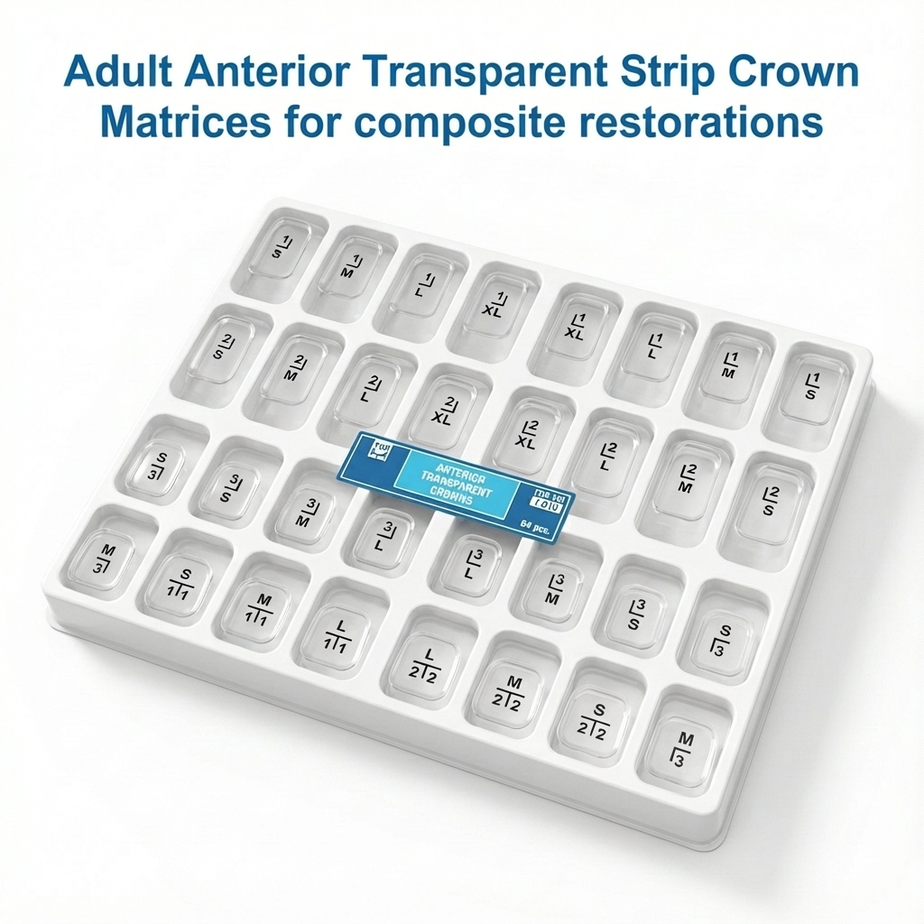 Tor Vm Transparent Crowns 64 pcs - Anterior No. 1.910