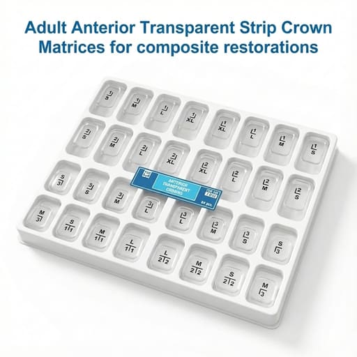 Tor Vm Transparent Crowns 64 pcs - Anterior No. 1.910