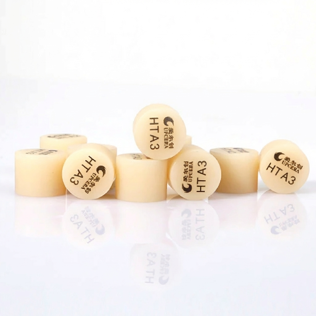 Upcera UP Press Lithium Disilicate Glass Ceramic Ingots - A3 Shade HT D13-10mm