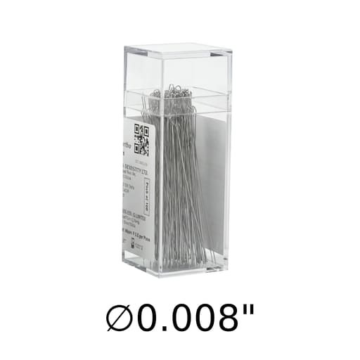 UU Ortho Preformed Ligature Wire Short 5.5cm - ∅0.008" (Pack of 100)