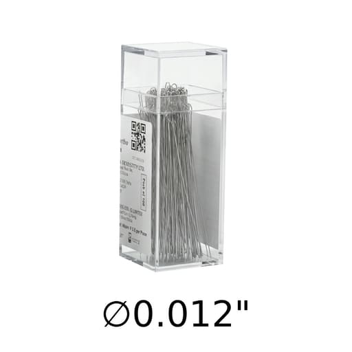 UU Ortho Preformed Ligature Wire Short 5.5cm - ∅0.012" (Pack of 100)