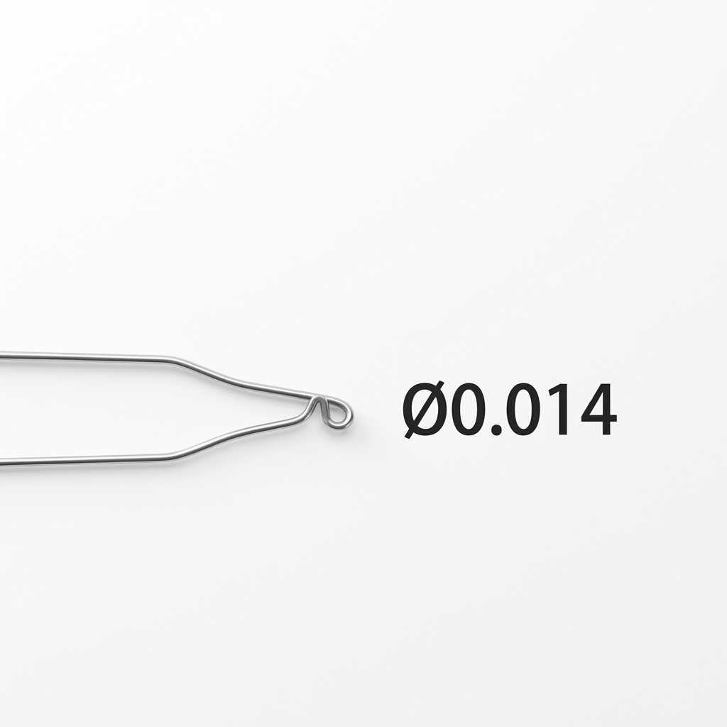 UU Ortho Kobayashi Ligature Wire Short 5.5cm - ∅0.014" (Pack of 100)