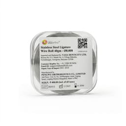 UU Ortho Stainless Steel Ligature Wire Roll 40gm - ∅0.008"
