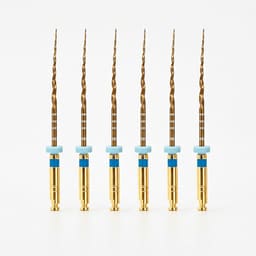 Waldent Wal-flex Gold Rotary Files 25mm - W7 (30/04%) (Pack Of 6)