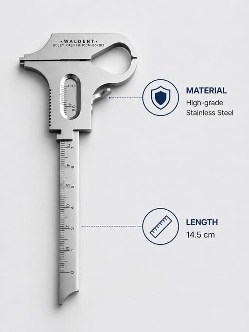 Waldent Boley Gauge Caliper -10cm (60/103)