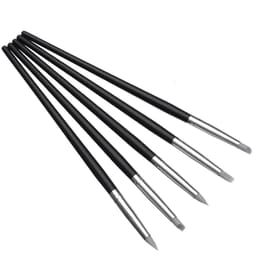HN Dental Composite Silicone Brushes Set Of 5 - Medium