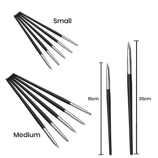 HN Dental Composite Silicone Brushes Set Of 5