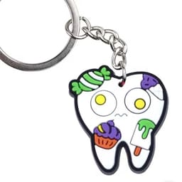 iDENTical Tooth Shape Keychain With Candy Design ZYR-3006-1 - 5