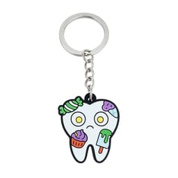 iDENTical Tooth Shape Keychain With Candy Design ZYR-3006-1 - 1